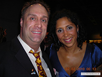 Steffi Jones, Weltfussballerin und Stephan
Pokorny auf dem Ball des Sports 2010